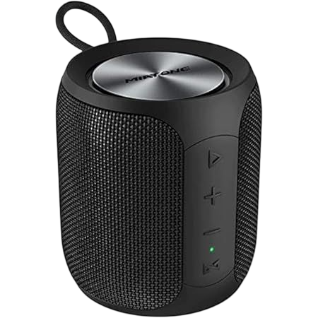 anker soundcore mini, super portable bluetooth speaker with 15 hour playtime, 66 foot bluetooth range, wireless speaker with enhanced bass, noise cancelling microphone, for outdoor, travel, home photoroom