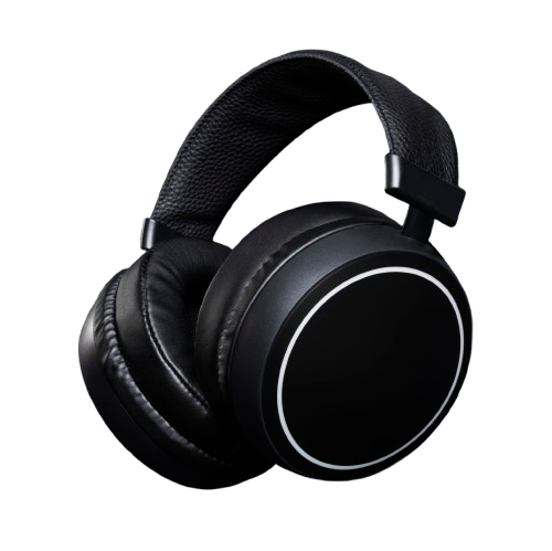 black headphones digital device removebg preview